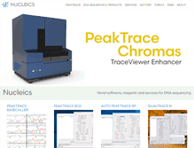 Tablet Screenshot of nucleics.com